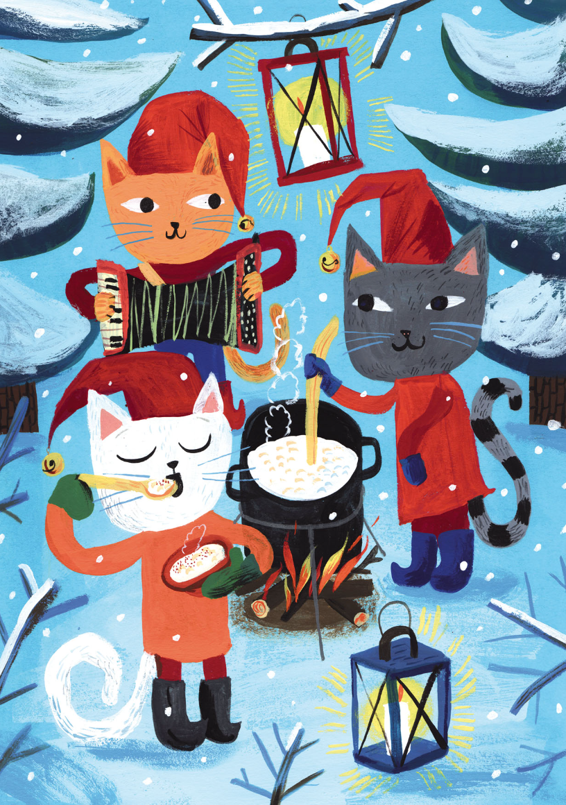 Finnische Weihnachtskarten