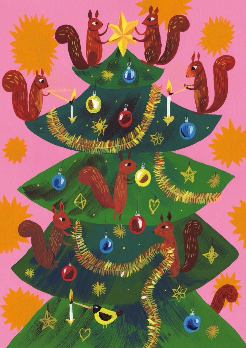 Finnische Weihnachtskarten