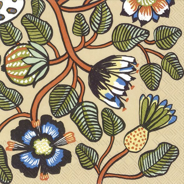 Kleine Servietten aus Papier