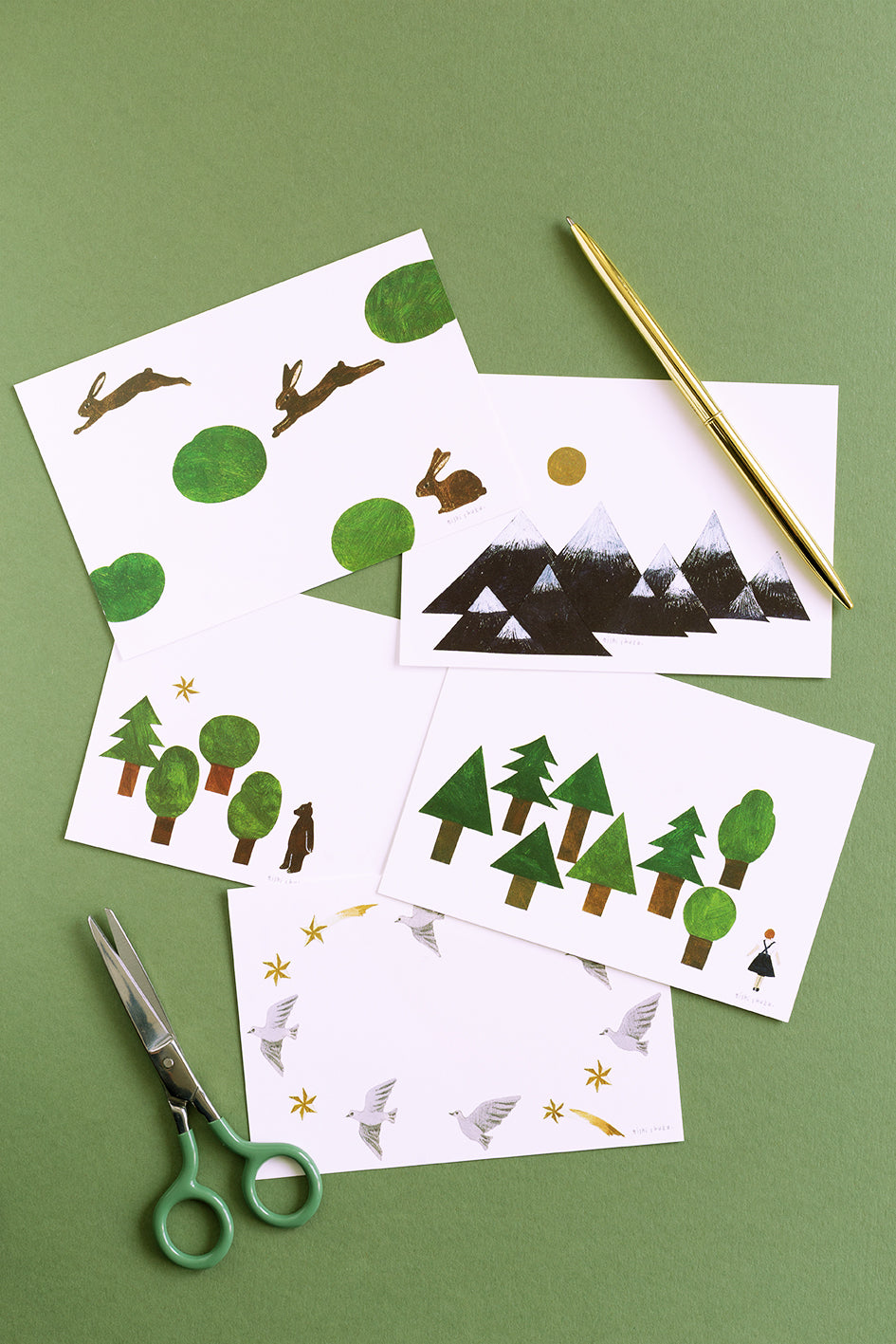 Postkarten Wald