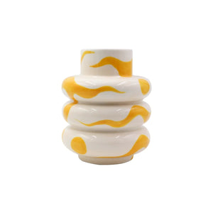 Vase in Blockfarben