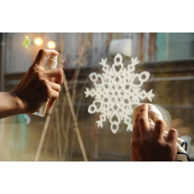 Washipapier Schneeflocken für's Fenster