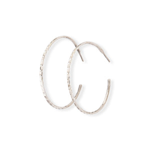 Hammered Thin Hoops Big