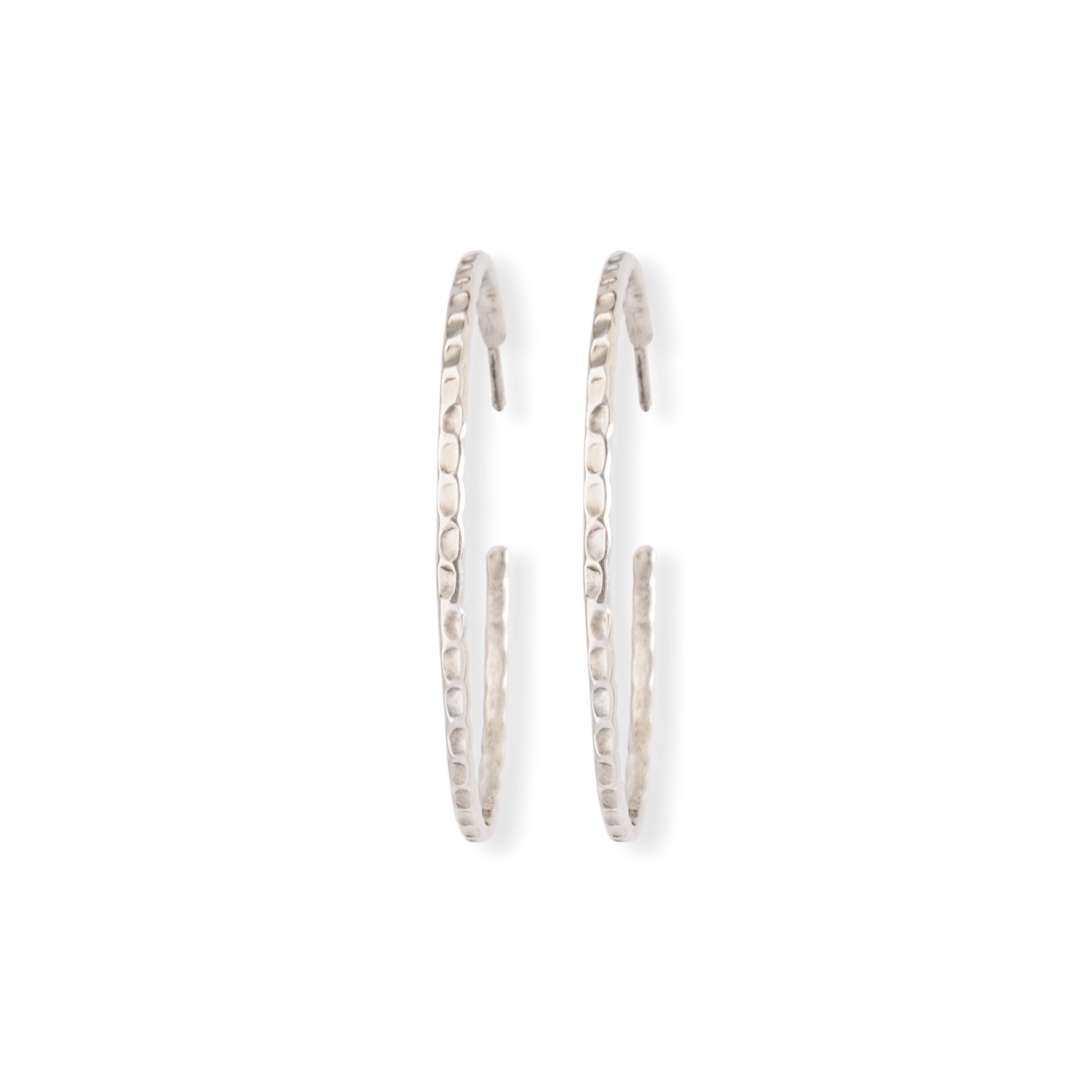 Hammered Thin Hoops Big