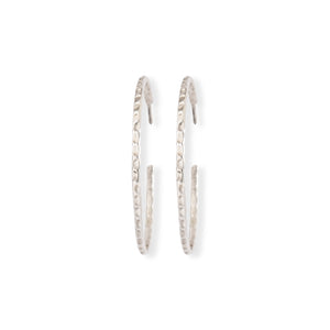 Hammered Thin Hoops Big