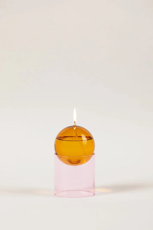 Öllampe aus Glas